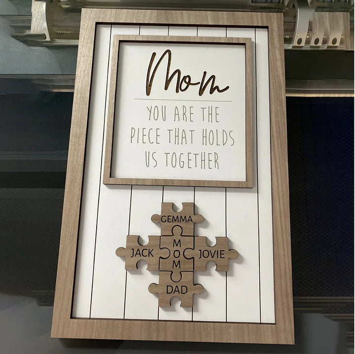 Personalized Family Photo Wooden Craft