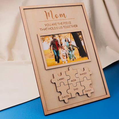 Personalized Family Photo Wooden Craft
